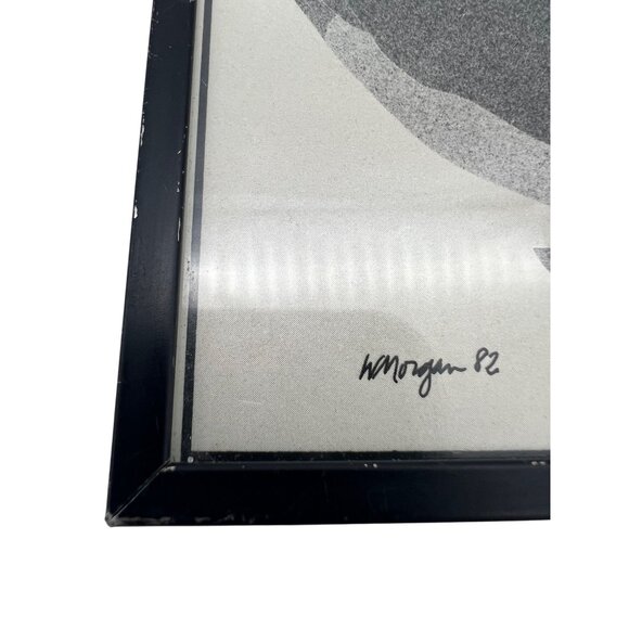 W Morgan 1982 Signed Bird Print Pair of Ducks / Waterfowl Framed Vintage Artwork - Picture 3 of 5